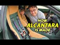 What is Alcantara and how is it made? Exclusive FACTORY TOUR!