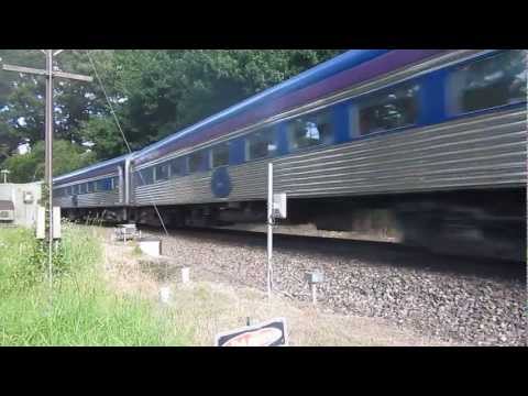 NR55 pulls "The Overland" through Heathfield!