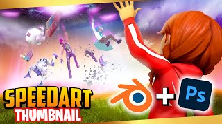 サムネイル作成（スピードアート）【フォートナイト/FORTNITE】Thumbnail Speed Art