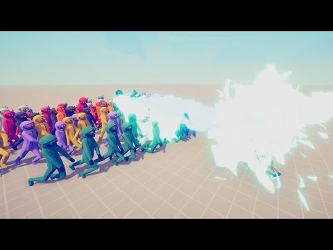 WIZARD GOD vs 100x IMPOSTERS - Totally Accurate Battle Simulator TABS