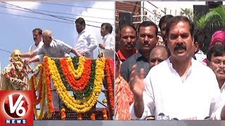 Kaloji Narayana Rao 104th Birth Anniversary Celebrations In Warangal | V6 News