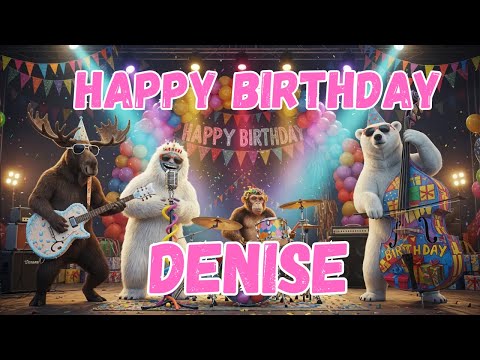 DENISE Happy Birthday Song - Happy Birthday to Denise