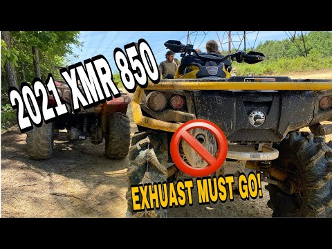 MBRP Exhaust install on 2021 can am outlander xmr 850