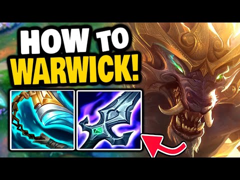A simple GUIDE to play WARWICK Jungle & CARRY!!