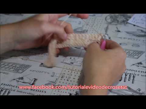 Torsade crosetate 2/2 - Model crosetat 6 - seria "100 de modele de crosetat"