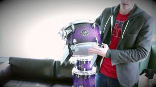 Unboxing New Mapex Saturn IV - Red/Blue Hybrid Sparkle