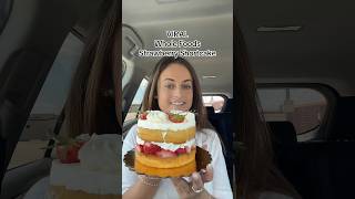 VIRAL Whole Foods Strawberry Shortcake 🍰🍓#wholefoods #strawberryshortcake #wholefoodsfinds