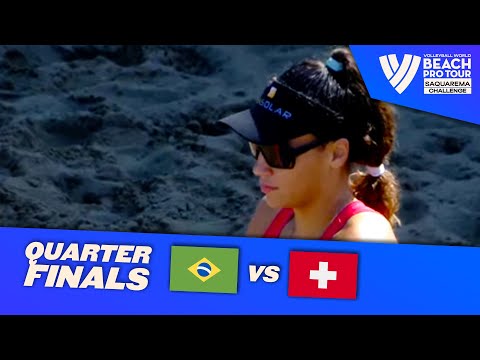 Tainá/Victoria vs. Böbner/Vergé-Dépré Z. - Quarter Finals Highlights Saquarema 2023 #BeachProTour