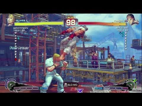 MrFuji boc [Ryu] vs gatorinnguru [Cody] SSF4 Japanese Online Ranked Matches - TRUE-HD