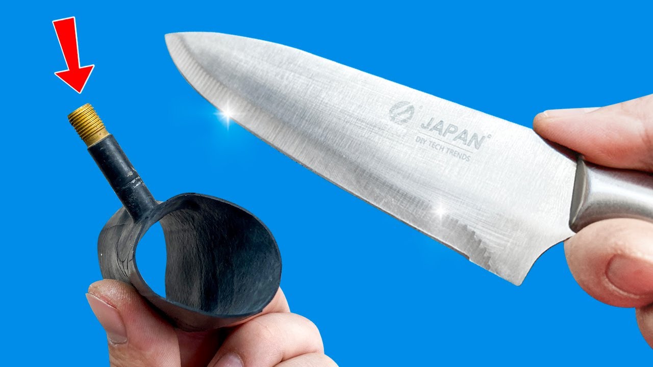 How to Sharpen a Knife to Razor Sharpness In Just 1 Minute! Great Tool