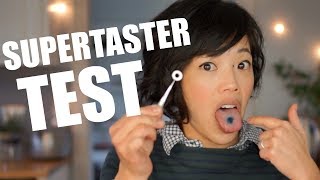 Emmy Takes the SUPERTASTER Test -- counting tastebuds