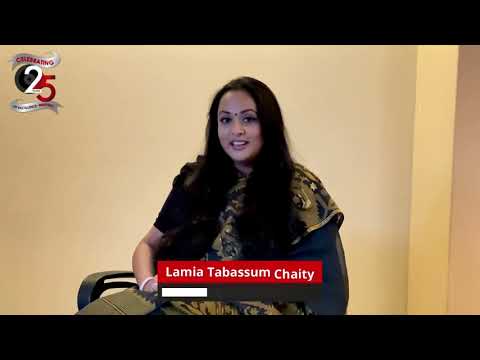 25th Anniversary wish from Lamia Tabassum Chaity!