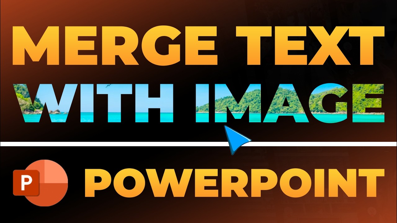 How To Merge Text With Image in PowerPoint (FAST & EASY) | 100% WORKS | NO Yapping, To The Point!