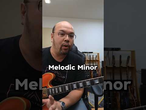 Melodic Minor Scale #guitar #music #lesson #theory