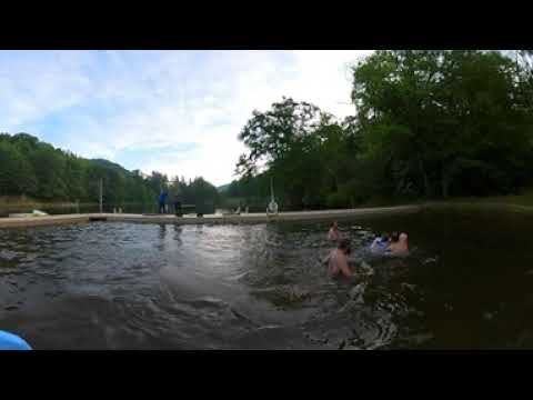 Polar Bear Plunge, Camp Daniel Boone, North Carolina