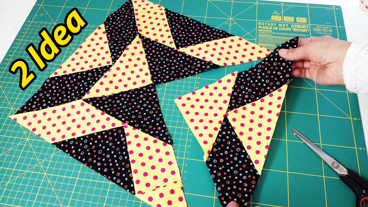 🦋2 Beautiful and Easy Patchwork Ideas for Beginners