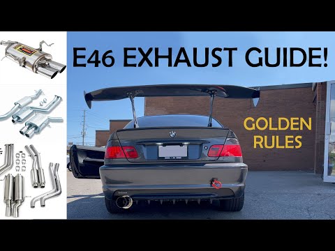 DIY E46 Exhaust Setup Guide