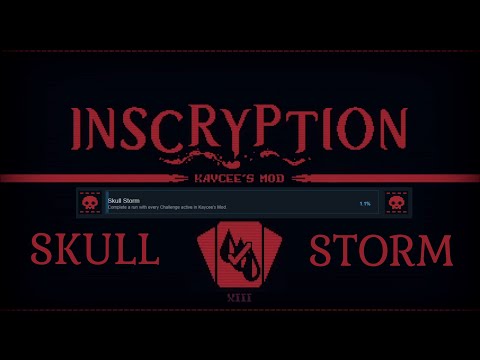 Skull Storm achievement | Complete run and guide with High Cost deck | Inscryption Kaycee's Mod