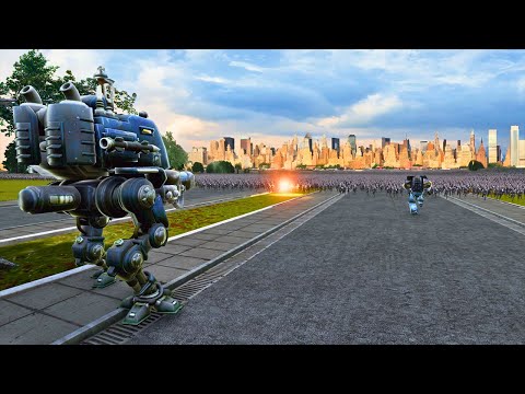 CAN SPACE MARINES SAVE THE CITY FROM 3 ARMY ATTACKS? - WARHAMMER 40K - UEBS 2