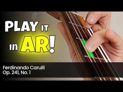 Waltz by Ferdinando Carulli — Op. 241, No. 1 | GeetAR — Play Guitar in Augmented Reality