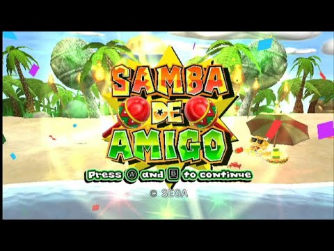 Samba de Amigo Easy & Normal + Extra Stuff Wii Playthrough - I Miss The Maracas