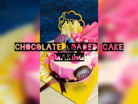 Chocolate & Oreo Loaded Cake Making | Chocolate Cake | Birthday Cake | Praju's Cakery