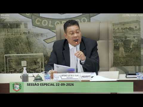 SESSÃO ESPECIAL 22-09-2026