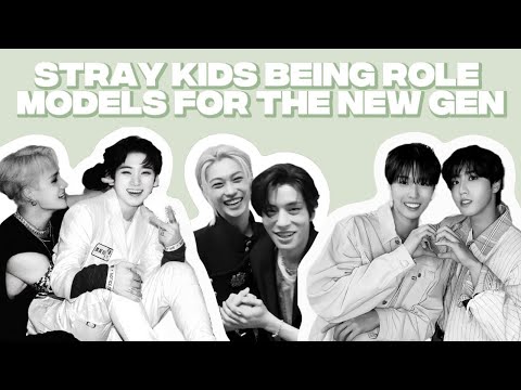 stray kids being role models to the new gen
