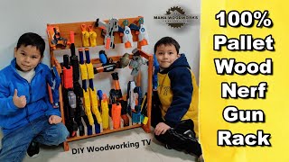 Do not Throw Scrap wood Cheap Easy DIY Nerf Gun Rack