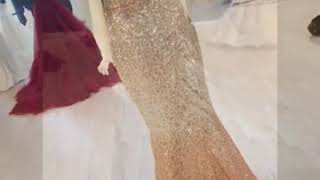 preview picture of video 'Aisha Fashion World Custom Made Sequin Sparkly Party Dress in Qatar'