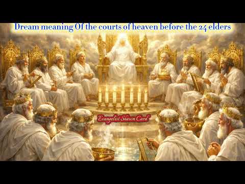 Dream meaning; Dream interpretation of going to heaven before the heavenly council & the 24 elders. 