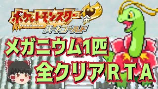【コメ付き】ポケモンHG メガニウム1匹全クリアRTA【ゆっくり解説つき】