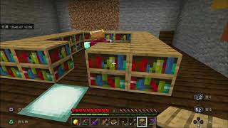 素人マイクラ実況＃456　メサの拠点　エンチャント部屋完成