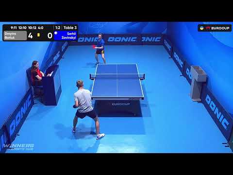 20:05 Dmytro Batiuk - Serhii Zavinskyi 16.07.2023 TT Euro.Cup Ukraine Professional. TABLE 3