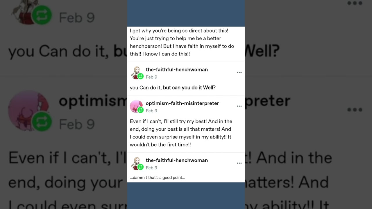 Optimism Correct It All, Interpreterverse Post #tumblr #tumblrpost #tumblrtextpost