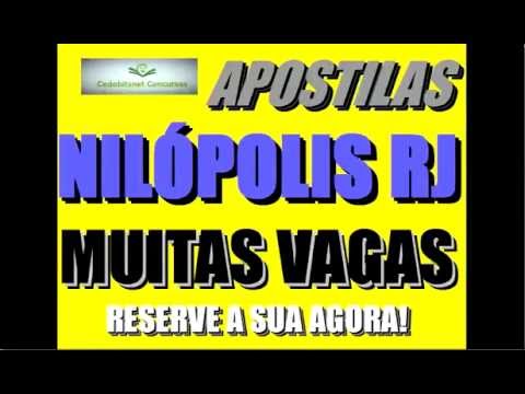 NILÓPOLIS RJ CONCURSO PÚBLICO CÂMARA NILÓPOLIS RIO JANEIRO APOSTILA MATERIAL ESTUDO CEDOBITSNET