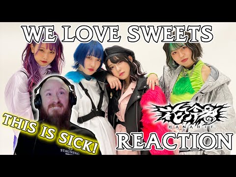 first time hearing and watching 【花冷え。】-我甘党- (WE LOVE SWEETS) Music Video【HANABIE】Satan_dk REACTION