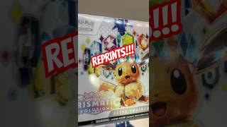 Prismatic evolution reprints! #pokemon #pokemoncards #pokemontcg