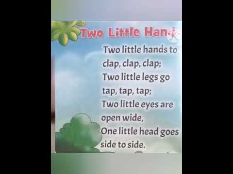 #English poem for kids #two little hands