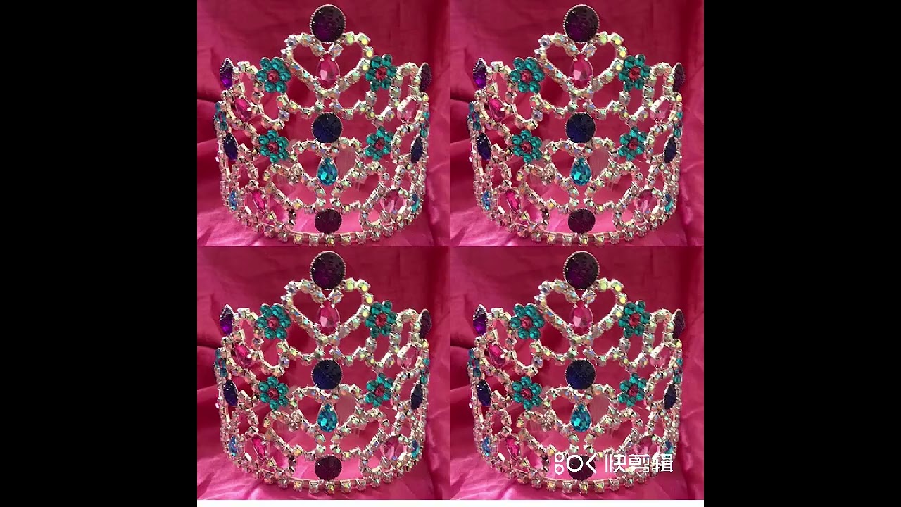 2022 full round King crown with brass and rhinestone Usa China #pageant #custom #usapageant #top