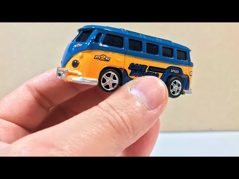 Incredibly Micro Scale 1/64 RC Volkswagen T1 Minibus gets unboxed and tested!
