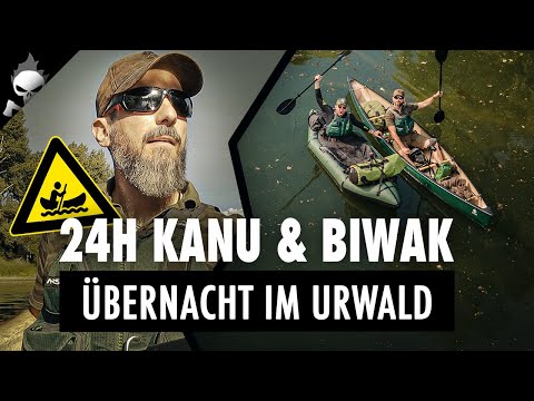 24H KANU & WILDCAMP im URWALD mit neuer Ausrüstung, Talk über Boote, Outdoor, Abenteuer, Biwak
