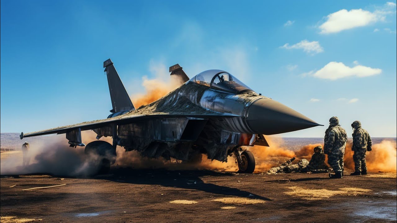 Today, 4 US F-16 Fighter Jets Exploded in the Air During a Battle With a Russian SU-57