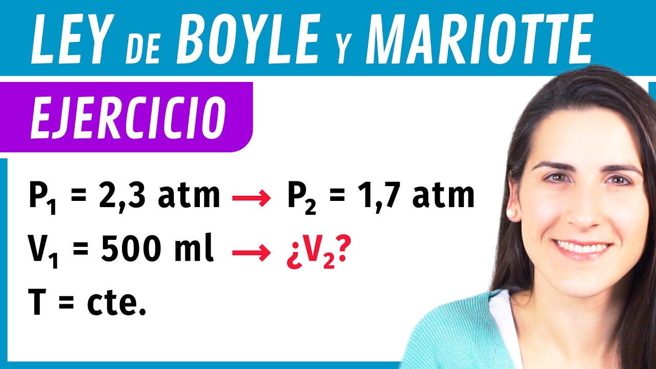 Ley de BOYLE y MARIOTTE 🎈 Ejercicio Leyes de los Gases