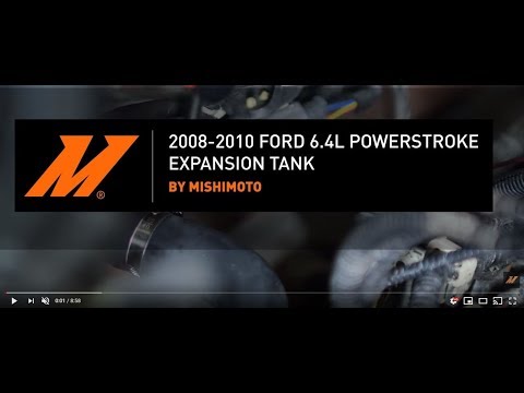 2008-2010 Ford 6.4L Powerstroke Expansion Tank Installation Guide by Mishimoto