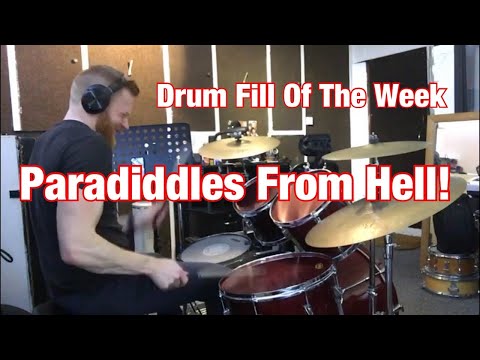 Drum Fill Of The Week 23/10/2019: Paradiddles From Hell! feat. Double Kick 🤟🏻