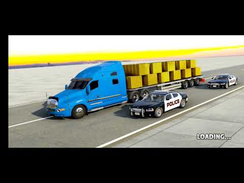 US Police Gold Transport Truck Driver Cargo Plane by Gamescapes Inc