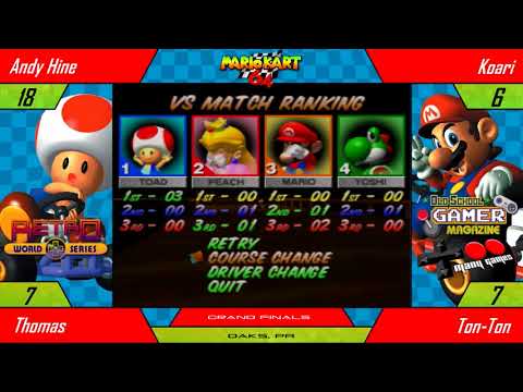 2018 TooManyGames - Mario Kart 64 - Grand Finals