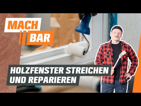 Painting and repairing wooden windows | OBI