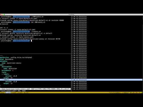 Traffic Routing with Istio Demo  [Japan Container Days v18.04]